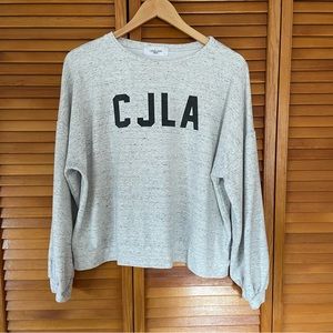 Carly Jean Los Angeles - Heather Grey CJLA Sweatshirt
